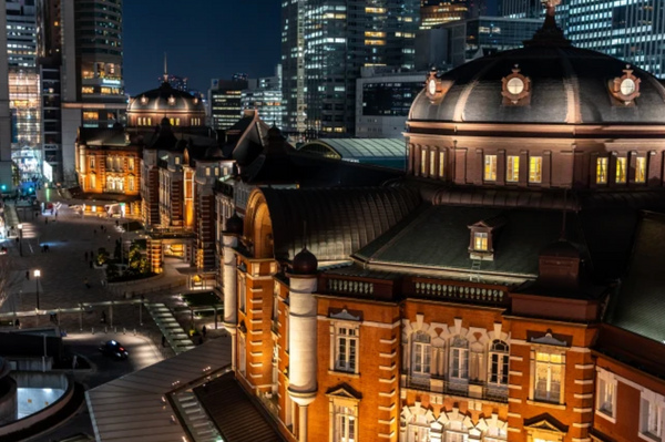 Exploring Tokyo Station Area: Marunouchi Illumination 2023
